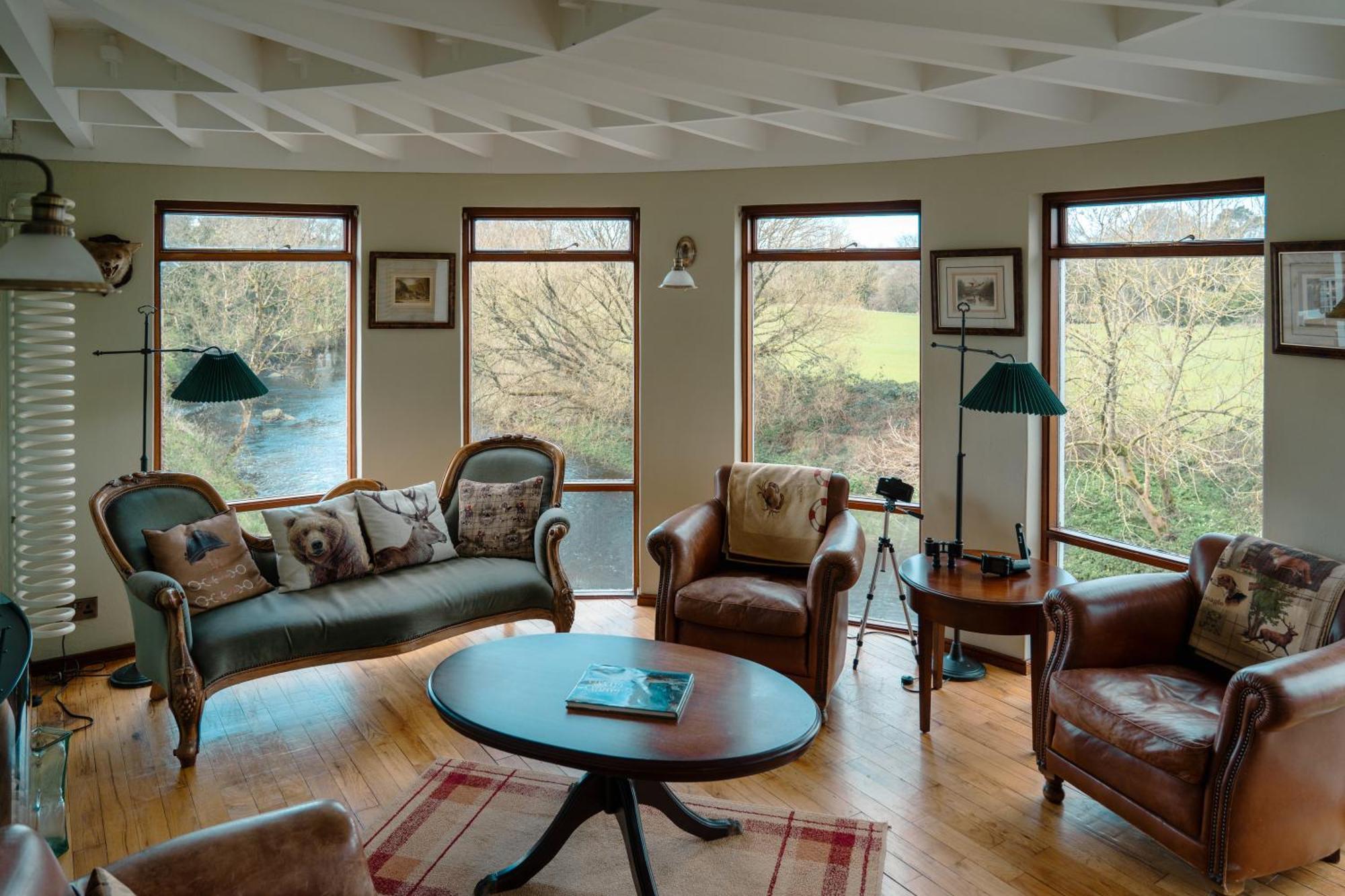 Luxury Accommodation In County Antrim With Riverside Hot Tub Kells Exterior foto